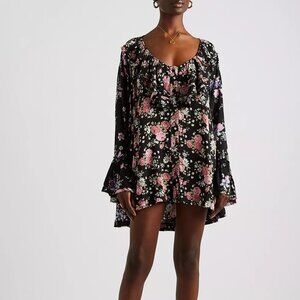 Free People Loretta Printed Tunic M
